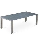 Marikk Deluxe  Frontausziehtisch 300/240/180x100cm Keramikplatte mit Edelstahlgestell und Rollen