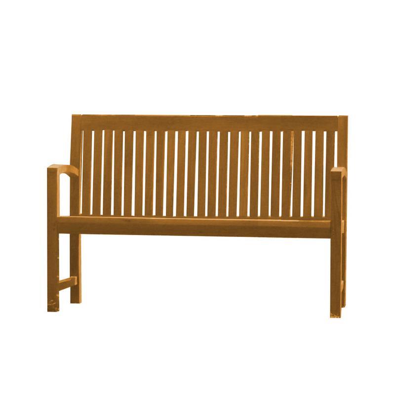 Elegance Gartenbank 130 cm - Zertifiziertes Teakholz GRADE A