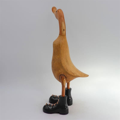 Canard "Charlotte" - grand montant marron avec chaussures noires