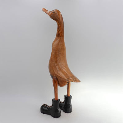 Canard « Clemens » montant beige-marron avec chaussures noires