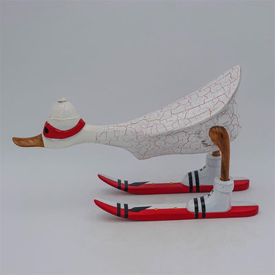 Duck »Dennis« - medium bent forward white with ski
