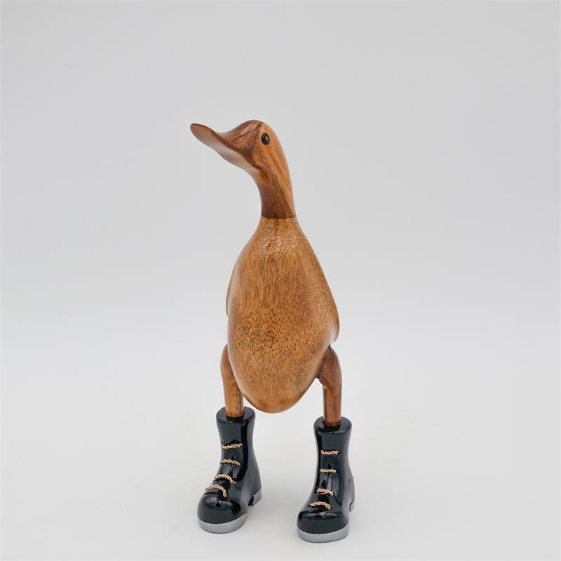 Duck »Walter« - small brown upright with black/silver shoes