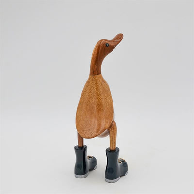 Duck »Walter« - small brown upright with black/silver shoes
