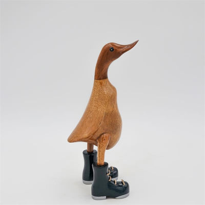 Duck »Walter« - small brown upright with black/silver shoes
