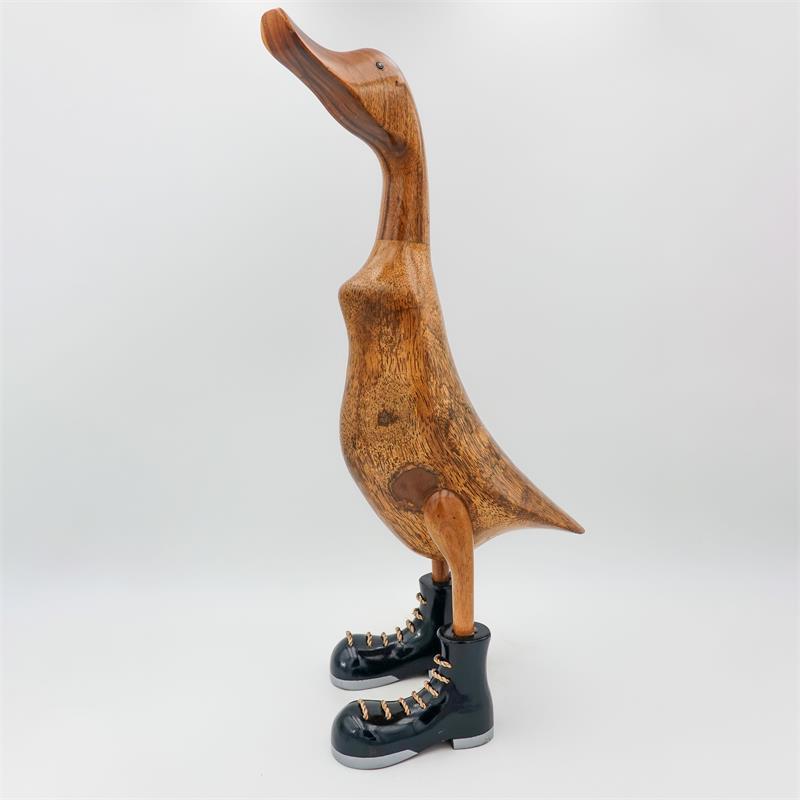 Duck »Wolfram« giant beige-brown upright with black/silver shoes