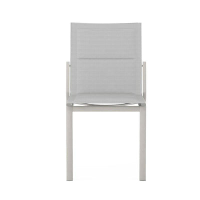 Chaise de salle à manger Gazelig 50,5 x 64 x 88 cm aluminium et Batyline