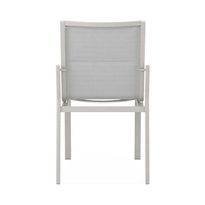 Chaise de salle à manger Gazelig 50,5 x 64 x 88 cm aluminium et Batyline