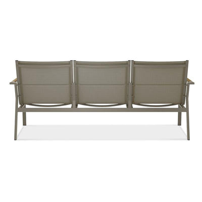 Gazelig Sofa 3-Sitzer  180,2 x 77 x 80cm Aluminium und Batyline