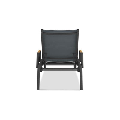 Transat Gazelig avec accoudoir 195 x 76,7 x 32,5 cm aluminium et Batyline