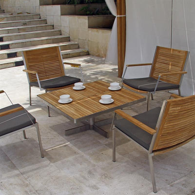 Tessin Kaffeetisch 90 x 90 x 40 cm
