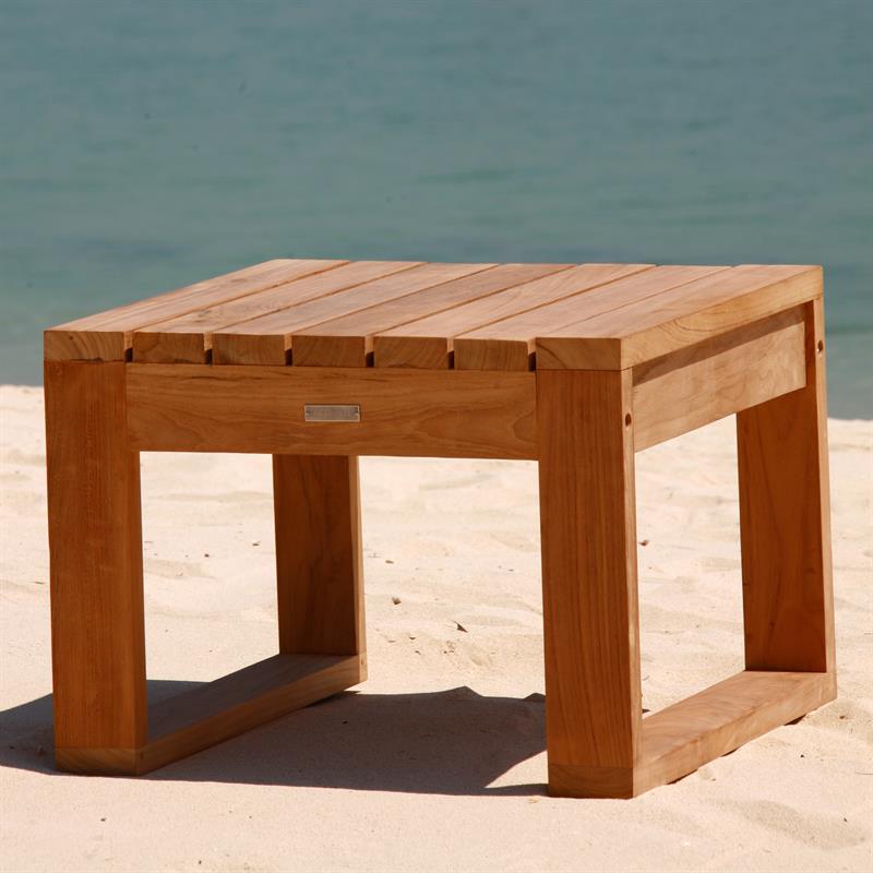 Zafron side table 55 x 55 x 40 cm teak