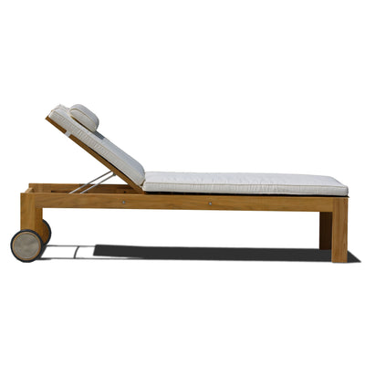 Transat Nivelle 200 x 65 x 42 cm extra haut sans accoudoirs