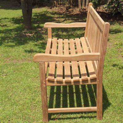 Banc de jardin Royal Classic 130 cm - Teck certifié GRADE A