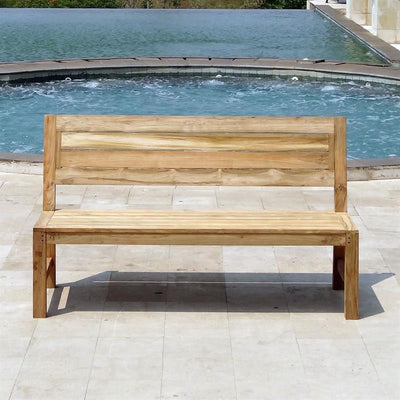 Banc Dusun sans accoudoir 154 cm teck recyclé