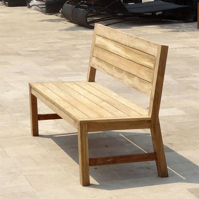 Banc Dusun sans accoudoir 154 cm teck recyclé