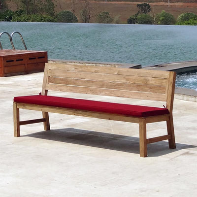 Banc Dusun 212 cm sans accoudoir teck recyclé