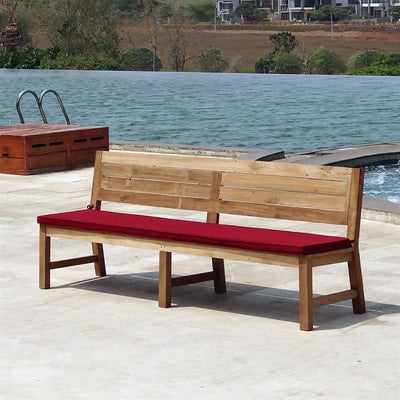 Banc Dusun 230 cm sans accoudoir teck recyclé