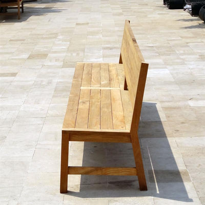 Banc Dusun 300 cm sans accoudoir teck recyclé