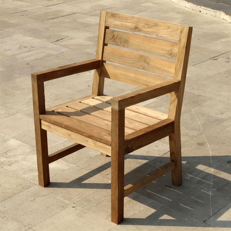 Fauteuil Dusun 59 x 57 x 89,5 cm teck recyclé