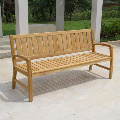 Banc Corona 180 cm - Teck certifié GRADE A