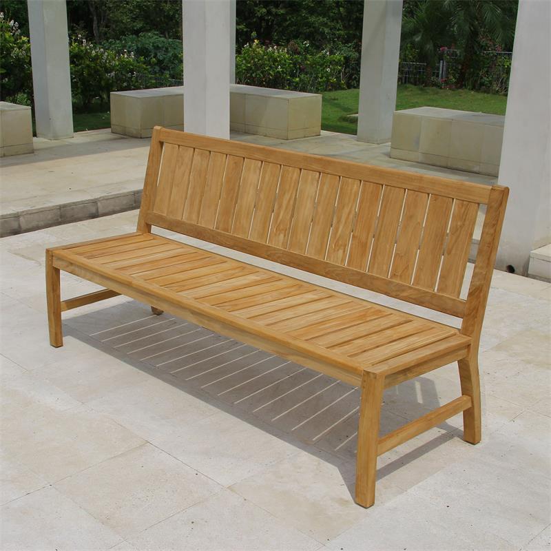 Banc Corona sans accoudoir 180 cm - Teck certifié GRADE A