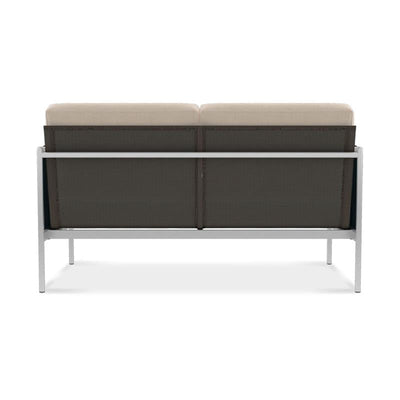 Snix Sofa 2 Sitzer  143x78,5x74,5cm -  rostfreier Edelstahl, Batyline und Rope-Material