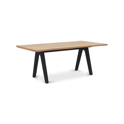 Table de bord Stor Tree 190 x 95-105 x 75 cm en teck avec structure en aluminium ou en teck