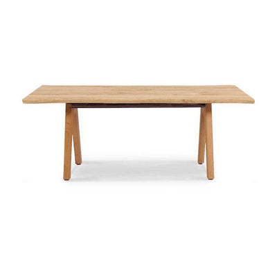Table de bord Stor Tree 190 x 95-105 x 75 cm en teck avec structure en aluminium ou en teck